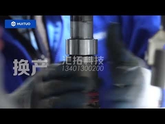 6-Kopf-Rundkappen-Schraub- und 8+8-Kopf-Abfüllmaschine, 84 Desinfektionsmittel-Abfülllinie 2'25''