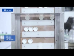 Mundwasser-Abfüll- und Verschließmaschine, runde Verschließmaschine