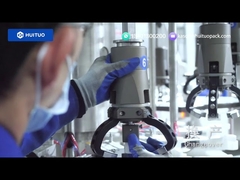 Huituo vielseitige rotierende automatische Servo-Verschließmaschine für Lotionspumpe, Disc-Top und Yorker-Verschluss