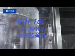 Huituo Rotationsservo-Verschließmaschine für Haarspülung und Shampoo mit einer Geschwindigkeit von 110 Schlägen pro Minute