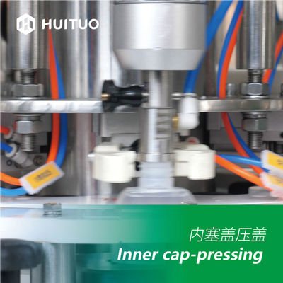 Automatisches Drehglas-kleine Flaschen-Plastikprobe Vial Capping Machine For Cosmetics