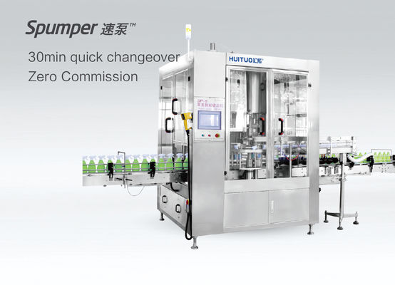 Halb automatische pneumatische Flaschen-mit einer Kappe bedeckende Maschine