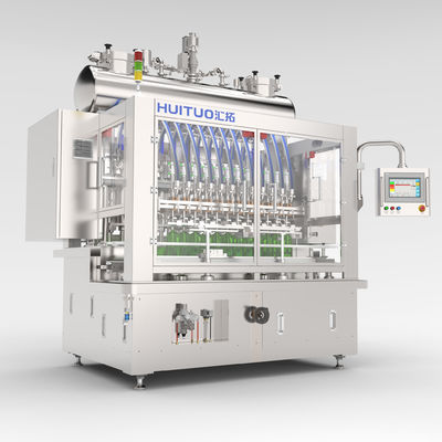 Minimum 5000 BPH 12/24 Kopf-flüssige Flaschen-Füllmaschine