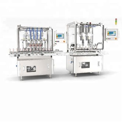 2 in 1 Monoblock-Flaschen-füllender und mit einer Kappe bedeckender Maschine