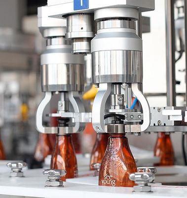 Automatisches Dreh-HAUSTIER Huituo und mit einer Kappe bedeckende Glasmaschine mit Kappe unscrambler