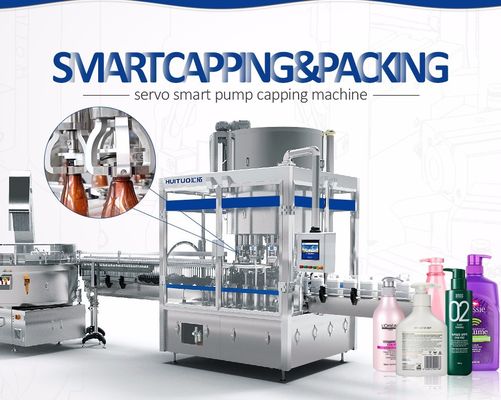 Plc-Steuer-HDPE Flaschen-mit einer Kappe bedeckende Ausrüstung 8000BPH