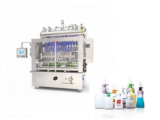 mit einer Kappe bedeckende der ätzenden flüssigen Flaschen-1.5KW füllende und Etikettiermaschine