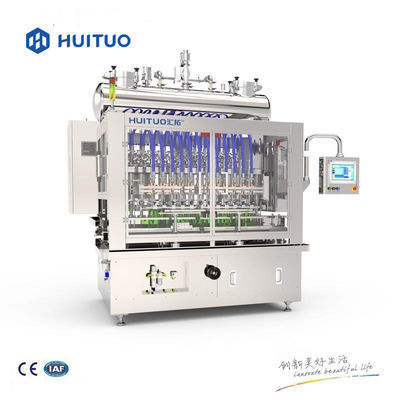 Volumetrische Abfüllmaschine mit automatischer linearer Flüssigkeitsdosierung für hochviskose Produkte