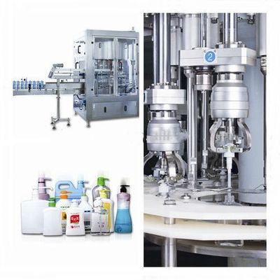 4 automatische mit einer Kappe bedeckende Maschine der Kopf-2500 BPH halb