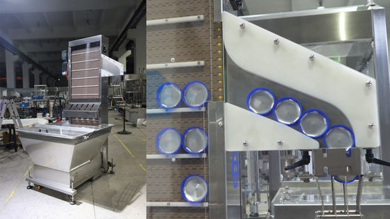 Nuss-automatische mit einer Kappe bedeckende Maschine, mit einer Kappe bedeckende Maschine für eingemachte Nüsse, mit einer Kappe bedeckende Maschine der großen Runde