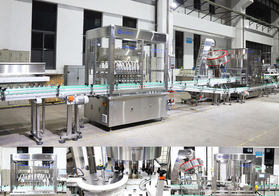 Automatische mit einer Kappe bedeckende Maschine Huituo 7200bph für rundes Kappe Babyöl