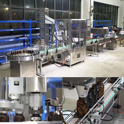 SS316L-Kopf-füllende mit einer Kappe bedeckende Maschine 4000W für Kapsel