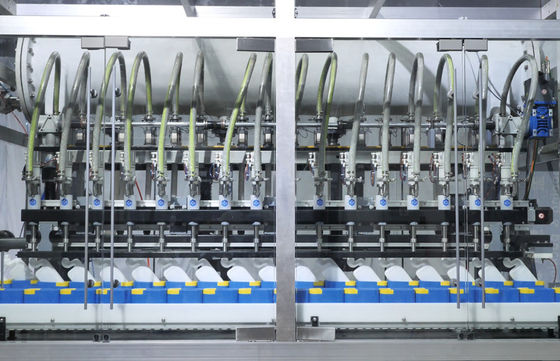 Modulare füllende mit einer Kappe bedeckende Maschine 4KW für Toiletten-Reiniger
