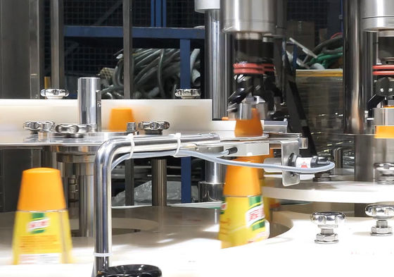 4000W Huhn Juice Bottle Servo Capping Equipment