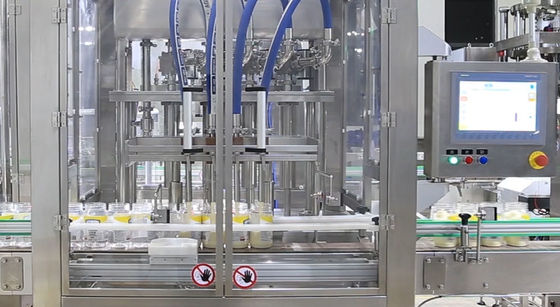 Volumetrische Füllermaschine des linearen Selbstkolbens der Flasche flüssigen für Universalfüllung