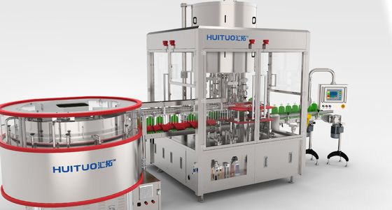 Flüssige reinigende Lotions-Pumpen-mit einer Kappe bedeckende Maschine automatisch für HAUSTIER Glas-Flasche