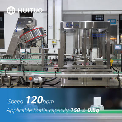 Automatische mit einer Kappe bedeckende Maschine Huituo 7200bph für rundes Kappe Babyöl