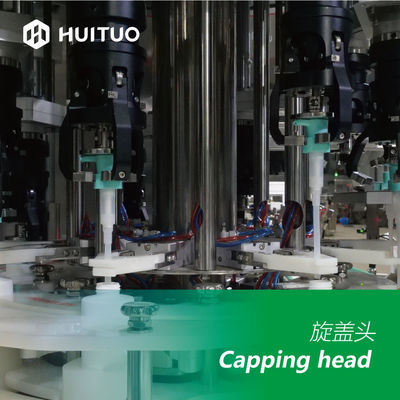 Automatische Hauptmit einer Kappe bedeckende Drehmaschine 80bpm 8 für Shampoo und Pflegespülung