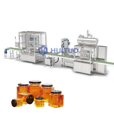 Automatische Drehglasflasche süßen Honey Twist Off Servo Capping-Maschinen-Mützenmacher mit Sirup