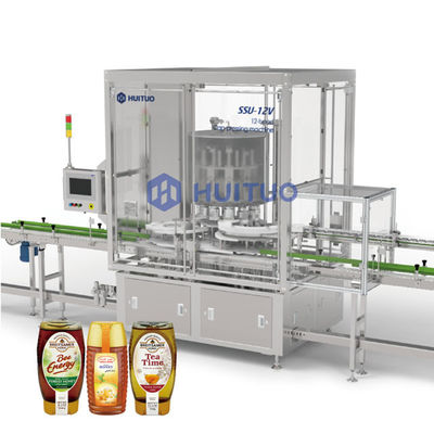 Vollautomatisches Vakuummit einer Kappe bedeckende Drehpressmaschine für Presse auf Kappen