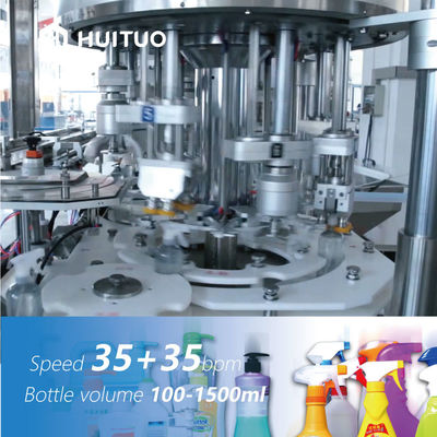 Rotierende automatische mit einer Kappe bedeckende Multifunktionsmaschine für Lotions-Pumpen-und Spray-Auslöser