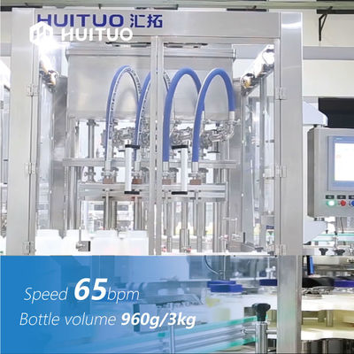 Volumetrische Füllermaschine des linearen Selbstkolbens der Flasche flüssigen für Universalfüllung