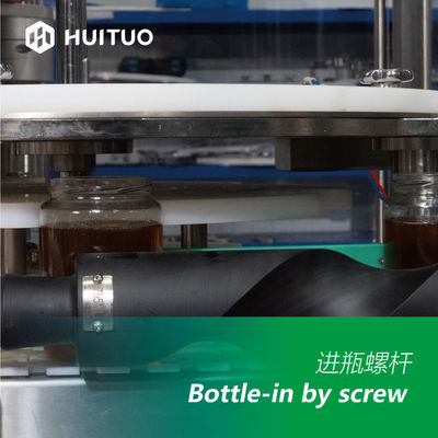 Automatische Drehglasflasche süßen Honey Twist Off Servo Capping-Maschinen-Mützenmacher mit Sirup