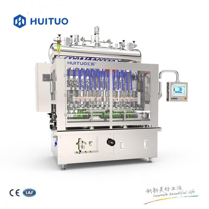Volumetrische Abfüllmaschine mit automatischer linearer Flüssigkeitsdosierung für hochviskose Produkte