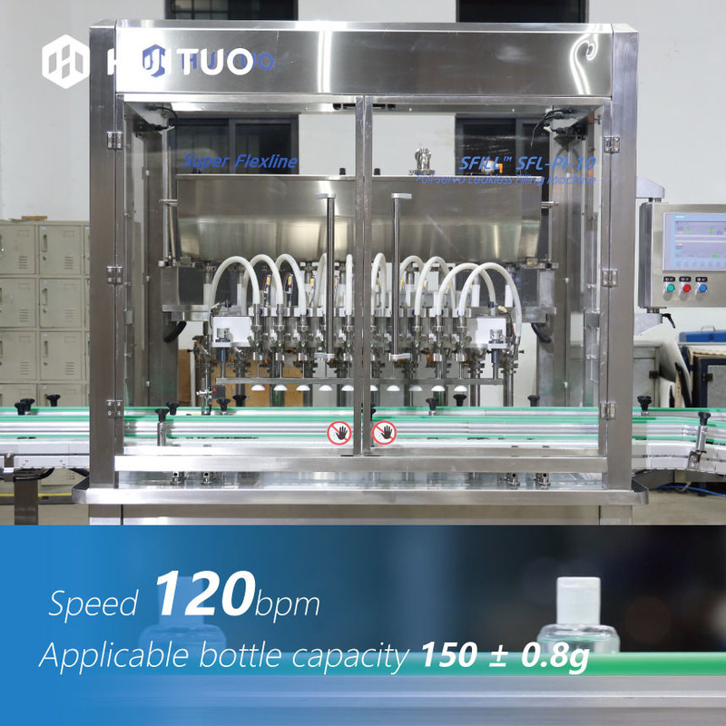 Lineares Servokolben Huituo 10 HAUPTHAUSTIER Plastikflaschen-Füllmaschine für Babyöl